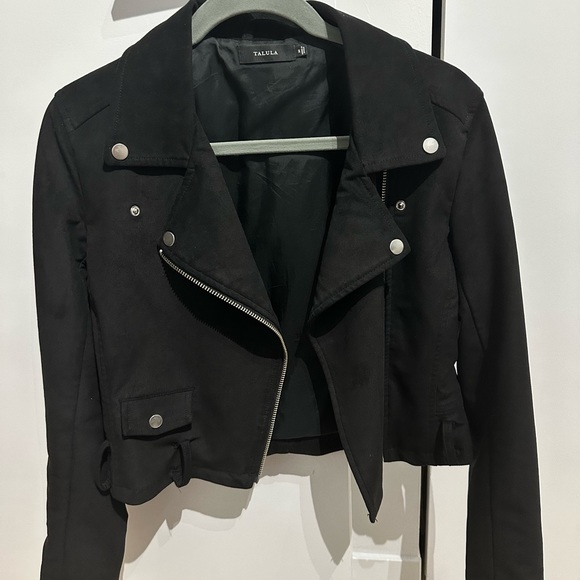 Aritzia (TALULA) - black suede jacket - Picture 2 of 4